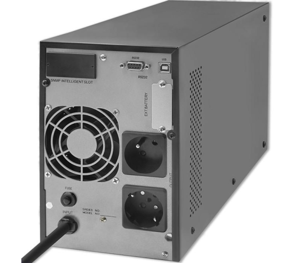 Qoltec Pure Sine Wave (2kVA/1.6kW, LCD, USB) - 1180144 - zdjęcie 2